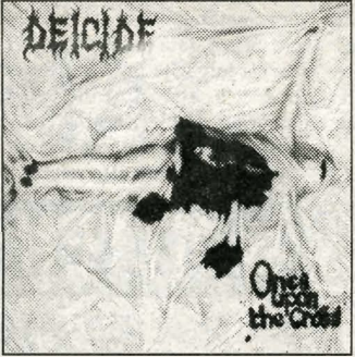 Record cover of a person laying on a soft, white surface.